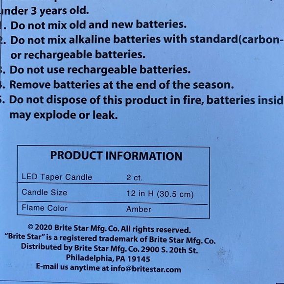 Wireless LED Candle 12 Inch - Picture 4 of 5